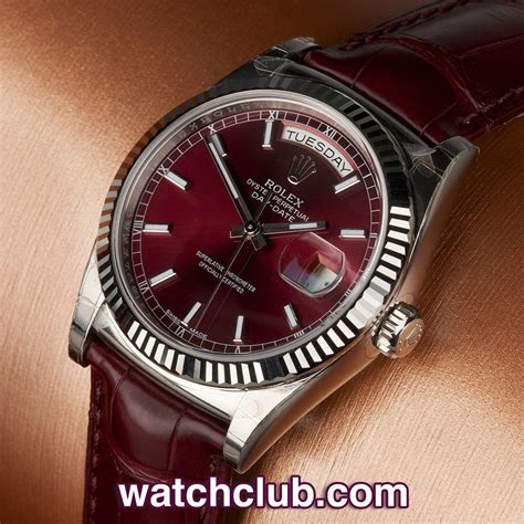 rolex day date cherry price|rolex daytime watch price.